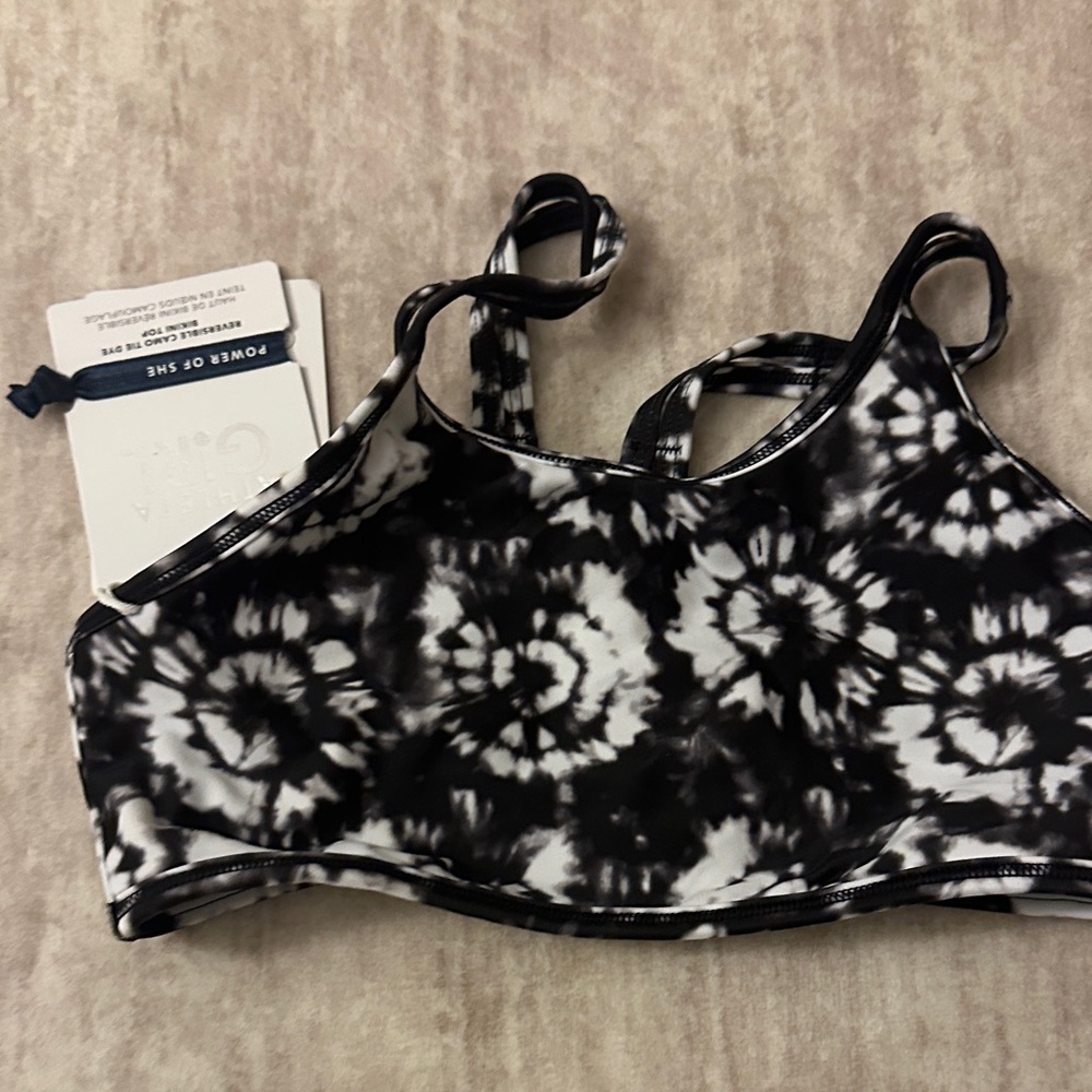 Athleta Monochrome Tie-Dye Sports Bra